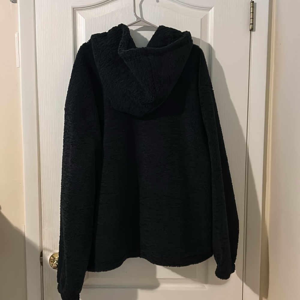 Original USE women’s hooded black Jacket with pockets size XXL NWT